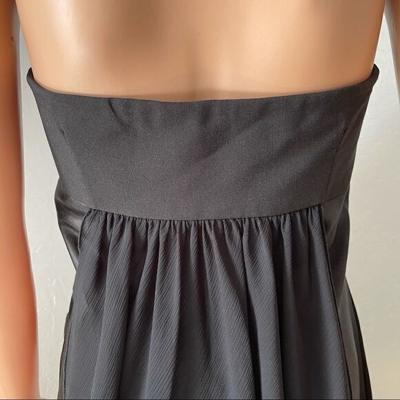 Teeze Me Black Strapless Bubble Hem Dress Size 13 (Juniors) - Picture 6 of 16